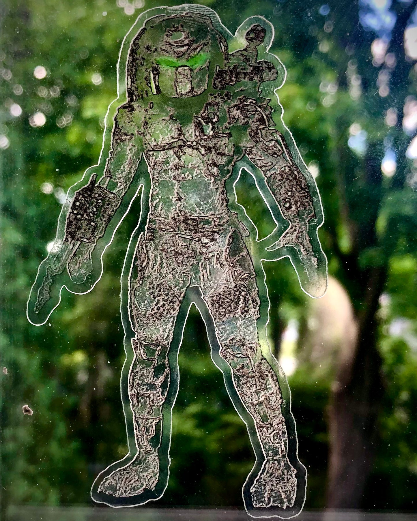 Cloaked Predator Sticker