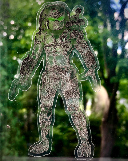 Cloaked Predator Sticker