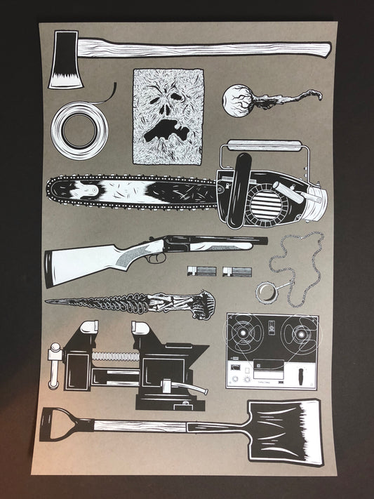 Evil Dead 2 Item Series 11" x 17" Print
