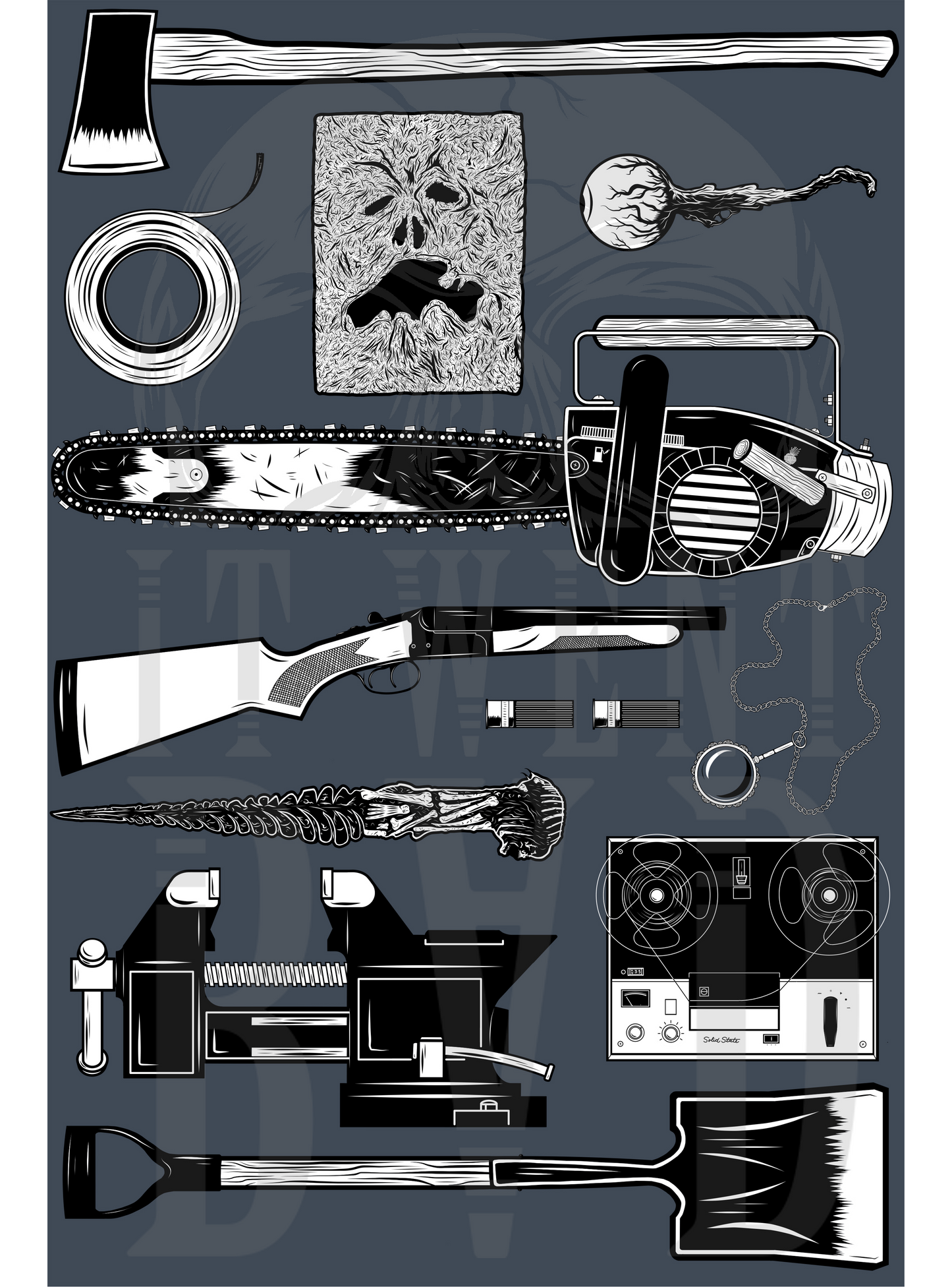 Evil Dead 2 Item Series 11" x 17" Print
