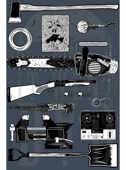 Evil Dead 2 Item Series 11" x 17" Print