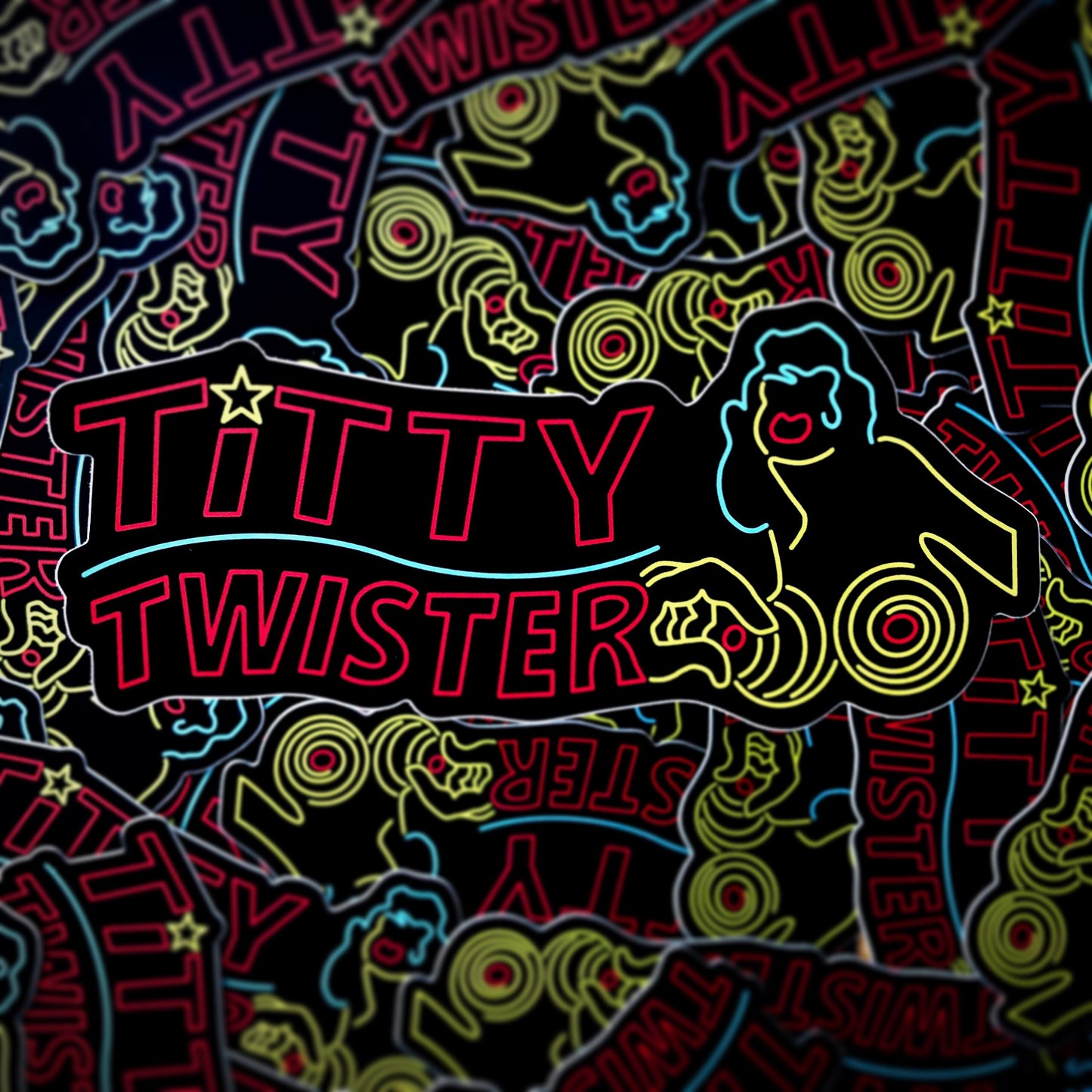 Titty Twister Sticker