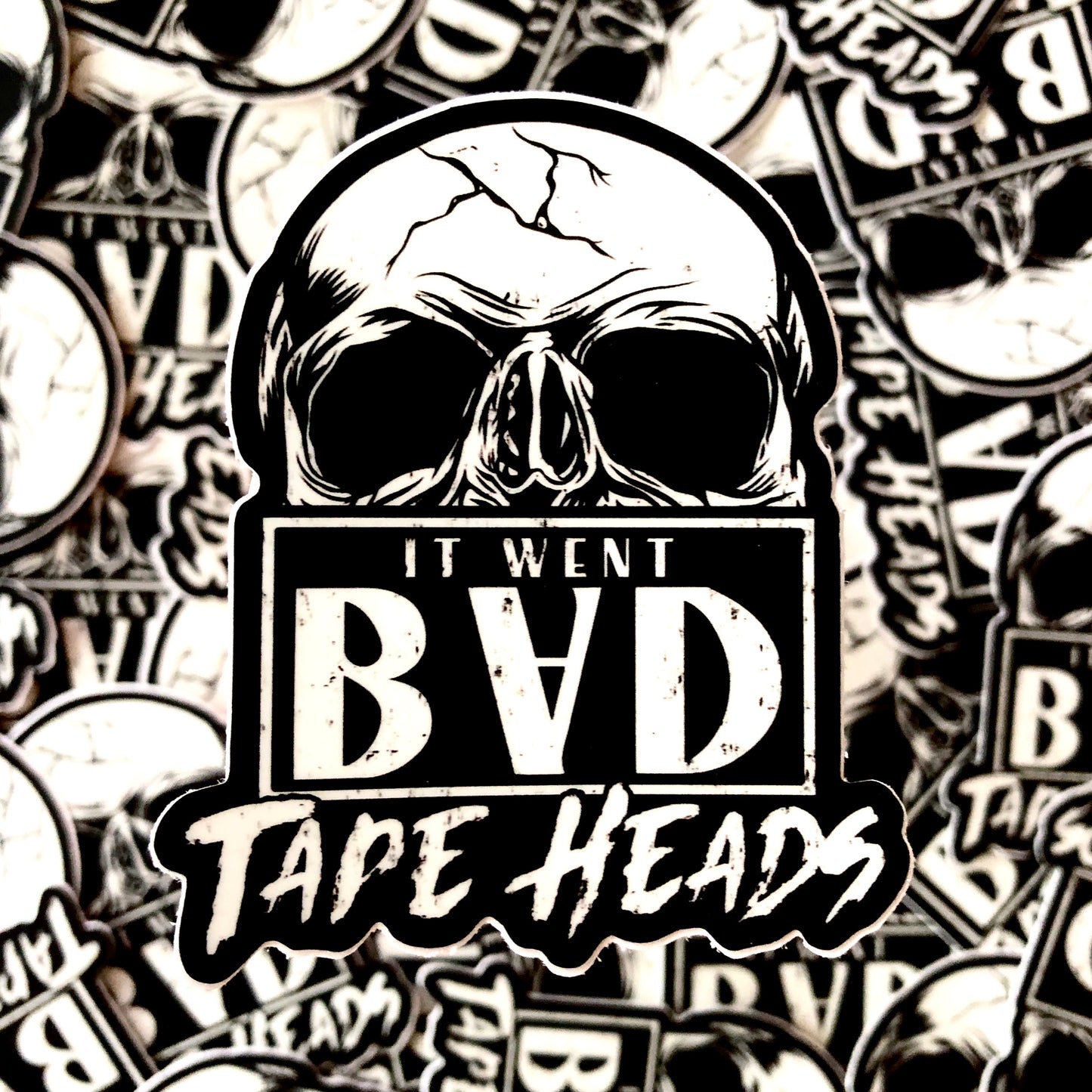 It Went Bad Tape Heads Sticker